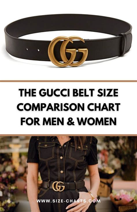 gucci belt sizes comparison